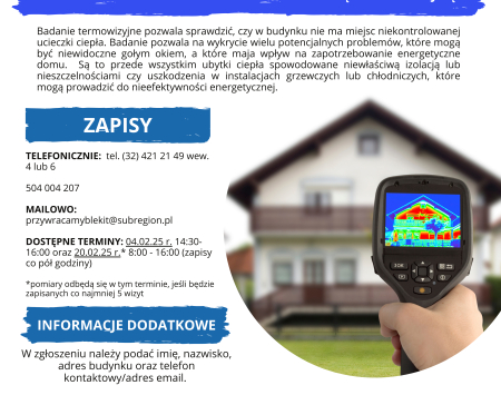 Bezpłatne pomiary kamerą termowizyjną