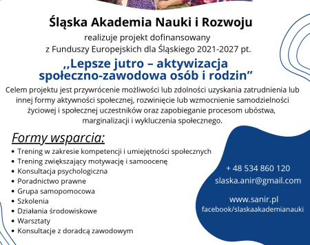 „Lepsze jutro – aktywizacja społeczno-zawodowa”